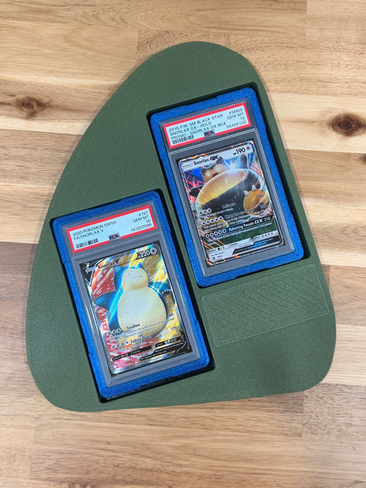 3D Printed Dual Slab Display Case for 2 Graded Cards
